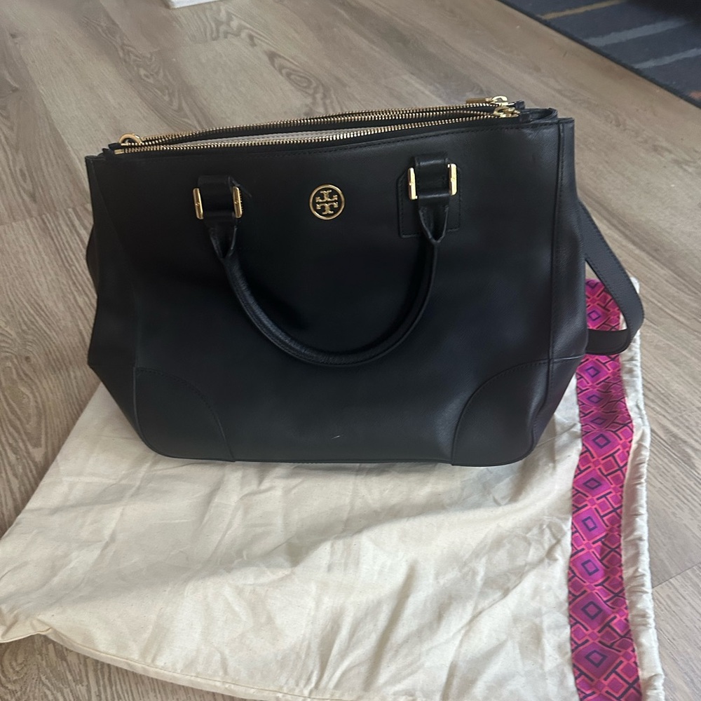 Classy Tory Burch Black Bag